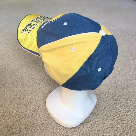 Vintage 1990s NBA INDIANA PACERS Embroidered Team Hat Cap Adjustable Strapback - Picture 9 of 13